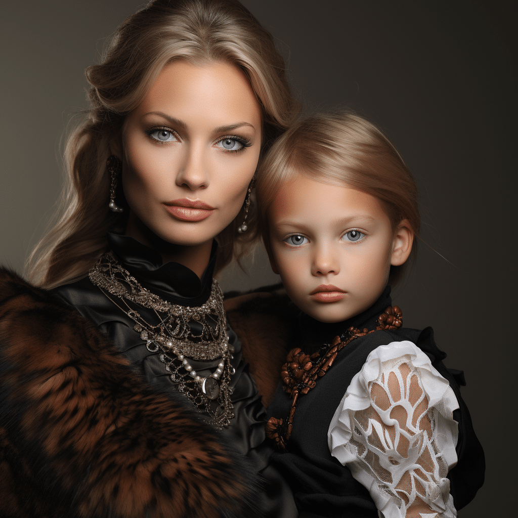 Female Supermodel Moms
