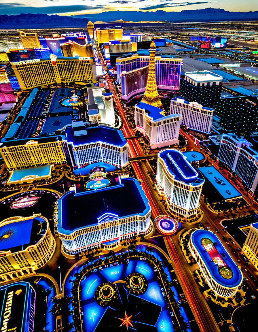 Best Las Vegas Strip Hotel Map