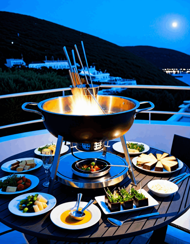 Space Dock Fondue Pot