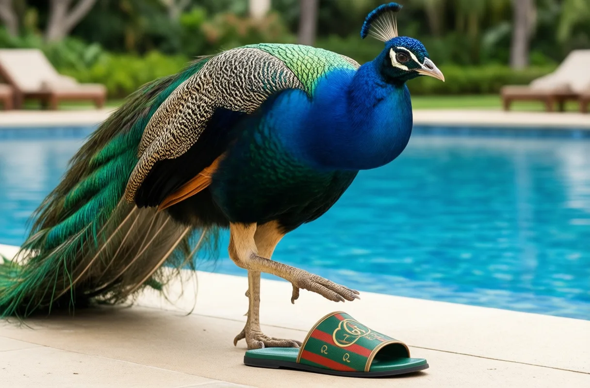 The Visual Impact of Wearing Gucci Slides On Foot