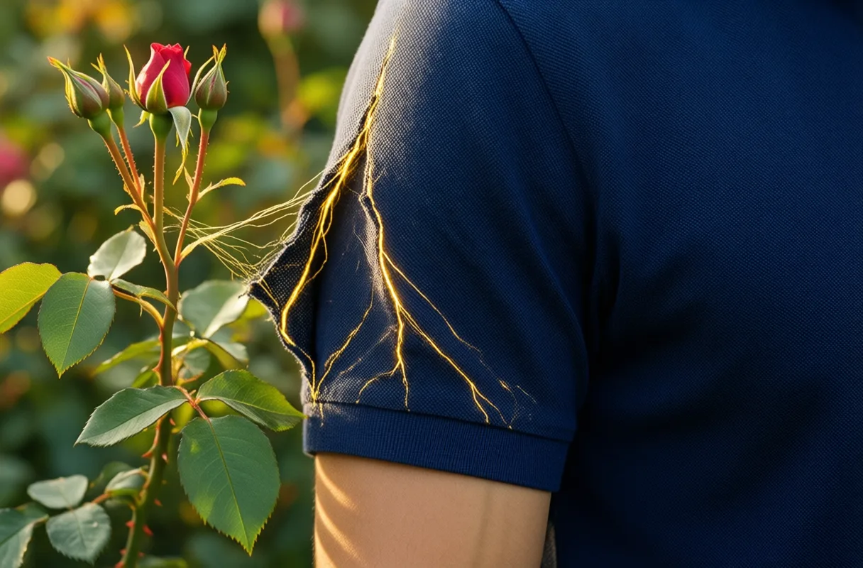 Layered under a Chore Jacket for Textured Contrast