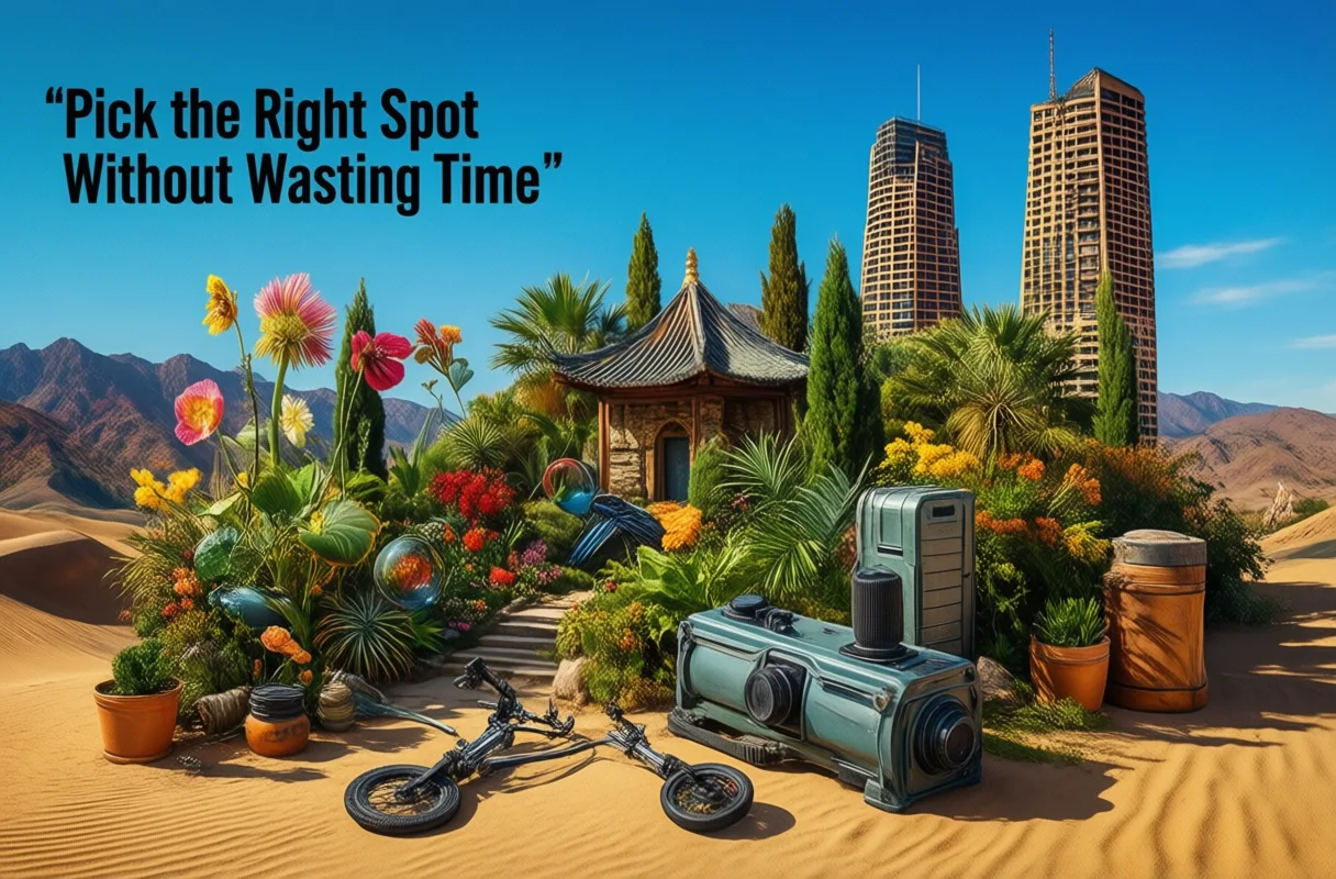 How to Pick the Right Spot Without Wasting Time