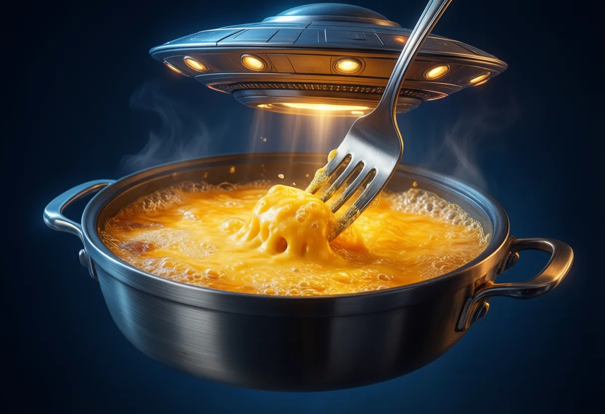 Space Dock Fondue Pot